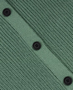 Men's Green Knitted Turtleneck Pullover Sweater Long Sleeve Solid Color Winter Wear Polyester/Cotton Zipper Closure - Product Image 6