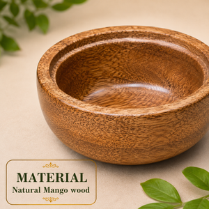 Bol à condiments artisanal en bois d'acacia, bol à sauce naturel en bois, bol de service pour collations fait main, vaisselle de cuisine rustique - Product Image 4