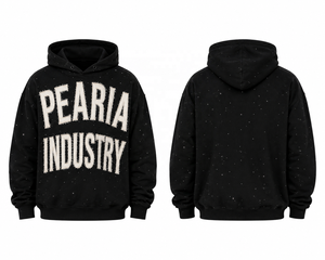 Sweat-shirt à capuche personnalisé pour homme, coupe oversize, uni, avec logo frontal, en molleton 100% coton, style streetwear, écologique - Product Image 6