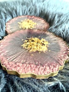 High Quality Love MODEL Artificial <b>Resin</b> <b>Epoxy</b> Coasters with Sculpted Customized Shape for Home Decor - Product Image 3
