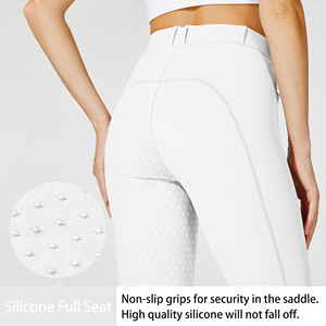 Pantalones de Equitación Profesionales para Doma Clásica, Jodhpur y Breeches con Diseño de Asiento Completo y Agarre Extra para Mayor Estabilidad - Product Image 4
