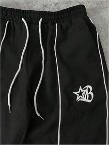 2 Piece <b>Set</b> for Men Y2k Streetwear Long Sleeve Zip Up Jacket and Baggy Pants Clothes - Product Image 5
