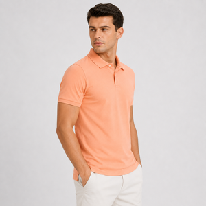 elegant man <b>polo</b> shirt suitable for office and casual use durable stitching breathable cotton blend for all day comfort OEM - Product Image 2