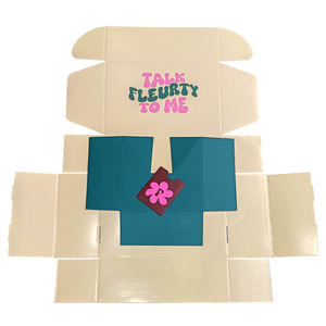 Изготовленная на заказ коробка из гофрированного картона с логотипом розы Цветочная коробка из гофрированного картона для букетов доставка - Product Image 2