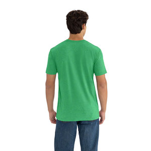 T-shirt décontracté pour homme, couleur gris foncé chiné, Next Level Plain Men Casual wear - Product Image 2