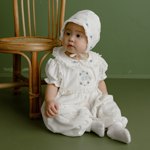 ชุดเสื้อผ้าเด็กผู้หญิง2ชิ้นผ้าซาตินกำมะหยี่แขนยาวคอกลมผ้าซาติน - Product Image 1