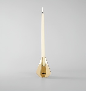 Portavelas de Acero Hecho a Mano, Ecológico y de Diseño, con Acabado Espejo, para Decoración de Oficina, Venta al Por Mayor para Exportación - Product Image 1