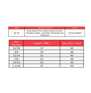 Customizable L Type Wheel Spanner Chrome Finish Carbon Steel Socket <b>Wrench</b> Hand Tools for Truck <b>Car</b> Industrial Repair OEM - Product Image 2