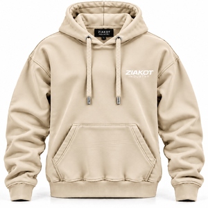 Custom Fleece <b>Hoodie</b> Wholesale Heavyweight Pullover Sweatshirt Custom Logo Hoodies ZIAKOT INDUSTRY Pakistan Manufacturer - Product Image 4