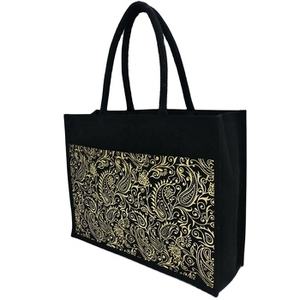 Sac fourre-tout en toile avec poche avant partout, joli sac de novation d'impression à la mode, produit de haute qualité bon marché fabriqué en Inde - Product Image 1