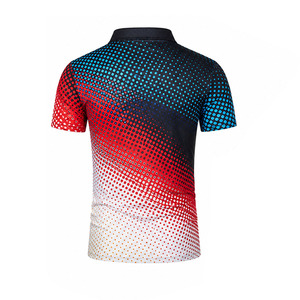 Conjunto de polo y pantalones cortos para hombre con estampado de puntos, de secado rápido, deportivo, para verano, de poliéster y spandex, tejido de punto, conjunto de verano para hombre - Product Image 5