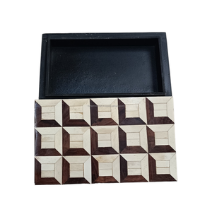 Boîte de rangement pour bijoux moderne, écologique, en os incrusté, faite à la main, de qualité supérieure, décorative, pour le salon, organisateur de décoration intérieure - Product Image 3