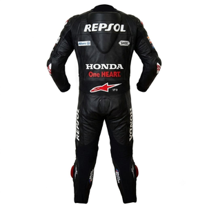 Traje de Carreras de Motociclismo de una Pieza Zonda de Marc Marquez MotoCP, Traje de Carreras Profesional con Armadura de Nivel 2 CE - Product Image 2