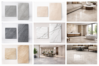 Céramique en porcelaine vitrifiée 600 x 600 mm (2 x 2 pieds) 600 x 1200 mm (2 x 4 pieds) 800 x 1600 mm Carreaux vitrifiés émaillés (GVT)