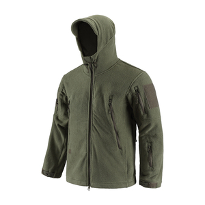 Sudadera con capucha de camuflaje personalizada 2025 al por mayor, con cremallera completa, para hombre, con estampado digital de bloques de color negro, ideal para la nieve. - Product Image 4