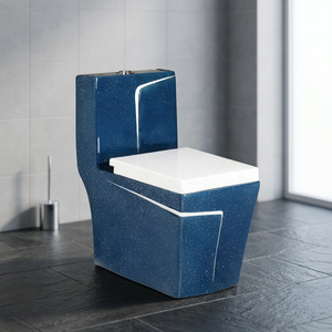Ensemble WC monobloc de luxe en céramique pour salle de bain, avec siphon intégré, pour la décoration intérieure - Product Image 2