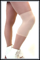 Genouillères professionnelles souples et respirantes pour la pole dance, idéales pour l'été, en polyester/nylon, avec mousse confortable pour les glissements sur le sol. - Product Image 4