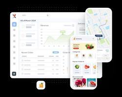 Plataforma de Entrega de Comestibles con Soporte para Mac OS para Gestión de Tiendas en Línea, Seguimiento de Pedidos, Despacho de Conductores y Entrega Rápida a Domicilio - Product Image 2