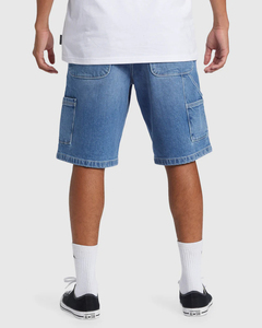 customize shorts Vintage Acid Denim Shorts for <b>Men</b> – Relaxed Loose Fit Streetwear Cutoff Shorts | Factory Wholesale - Product Image 6