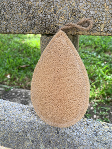 Éponge de bain en loofah naturelle en forme de goutte, brosse exfoliante pour le corps, pour enfants, style moderne, emballage personnalisé, Ho Chi Minh - Product Image 2