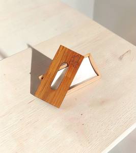 Boîte à mouchoirs en bois artisanal avec acrylique – Support décoratif pour mouchoirs de table pour la maison, la cuisine et le restaurant - Product Image 4