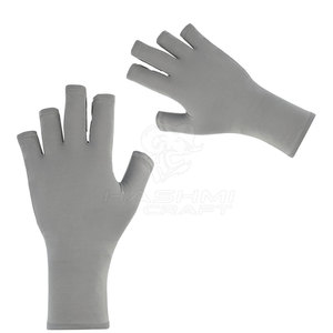 Lightweight Non Slip Fishing Gloves With Adjustable Wrist <b>Strap</b> Soft Fabric Palm And Flexible <b>Finger</b> Fit - Product Image 5