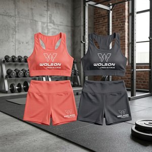 Conjunto Deportivo para Mujer, Ropa Deportiva sin Costuras, Cintura Elástica, Secado Rápido, Bra Deportivo, Leggings de Cintura Alta con Bolsillos, para Yoga y Entrenamiento - Product Image 4
