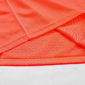 Camiseta Deportiva de Malla para Mujer, Cuello en V, Manga Corta, Ligera, Antibacteriana, Bordada, de Poliéster, para Fútbol - Product Image 6