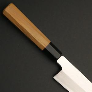 Couteau de chef personnalisé fait main Jexmoo avec lame en acier inoxydable de 8 pouces, manche en bois, étui en cuir - Cadeau pour chef - Product Image 4