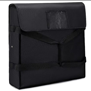 Bolsa Térmica Personalizada de Oxford a Rayas para Transporte de Comida Caliente, Ideal para Entrega de Pizza - Product Image 5