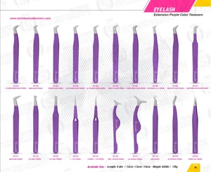 Pinzas Japonesas de Acero Inoxidable para Extensión de Pestañas, Fáciles de Usar, para Pestañas Finas, Antiestáticas, No Corrosivas - Product Image 6