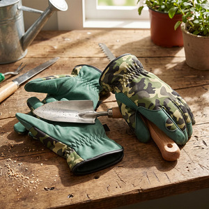 Guantes de Mecánico de Cuero Resistentes al Calor, Antideslizantes, Anticorte, Antiestáticos, que Absorben la Humedad, para Protección en Trabajos al Aire Libre - Product Image 5