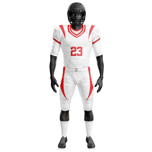 Uniforme de football américain haute performance, uniforme d'équipe de football américain personnalisé avec service d'impression du nom, du numéro et du logo du joueur - Product Image 2