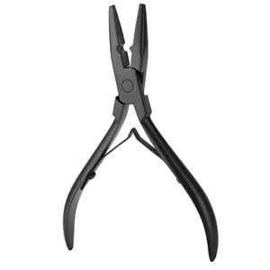 Professional Hair <b>Extension</b> <b>Beading</b> Tool Kit High-Quality Gold Pliers with Needle & Elegant Leather Pouch for Hair Styling - Product Image 5