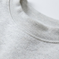 Sweat-shirt à col rond pour homme, en molleton 100% coton de qualité supérieure, coupe ample, écologique, respirant, imprimé en relief