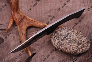 มีดสกินเนอร์เหล็กกล้าคาร์บอนคุณภาพสูงสำหรับแคมป์ปิ้ง EDC ใบมีดแบบดรอปพอยต์ ฟูลแทงค์ ตีขึ้นรูปด้วยมือ เป็นมิตรกับสิ่งแวดล้อม ขนาดสั่งทำได้ - Product Image 6