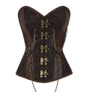 Corsets pour femmes, sexy, gainants, modernes, en brocart, pour grandes tailles, respirants - Product Image 1