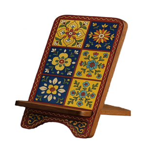 Antique Design Customized Wooden <b>Phone</b> <b>Stand</b> Holder Handcrafted with Painted Finish for Home/Office Decor Wholesale Available - Product Image 1