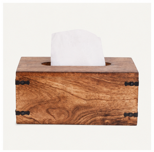 Custom Handmade Rustic Mango Wood <b>Tissue</b> Box Cover With Slide-Out Bottom Decorative Rectangular Facial <b>Tissue</b> Holder For Home - Product Image 5