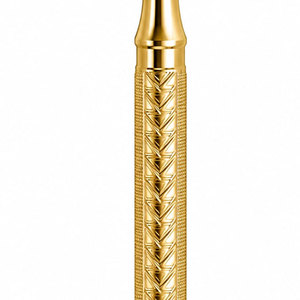 Rasoir de sécurité à double lame doré, lames en acier inoxydable, manche en plastique pour hommes, rasage du visage, usage en salon de coiffure - Product Image 4