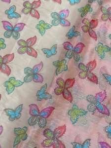 Tela de seda premium estampada, material para vestidos con impresión digital personalizada, para prendas de vestir femeninas, suministro al por mayor, exportador. - Product Image 3