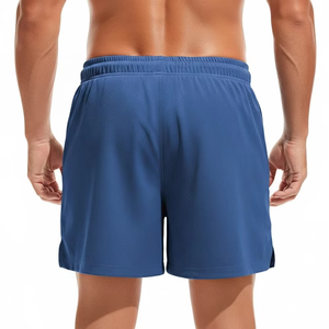 Shorts en maille pour hommes style streetwear urbain, tissu épais respirant, shorts d'été écologiques, conception à marque privée, décontractés, faible MOQ - Product Image 2