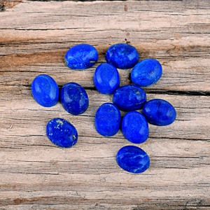 Indian Supplier Manufacturer 100% Natural Blue <b>Lapis</b> <b>Lazuli</b> Oval Shape Cabochon Loose Gemstones Polished Blue For Jewelry Making - Product Image 3