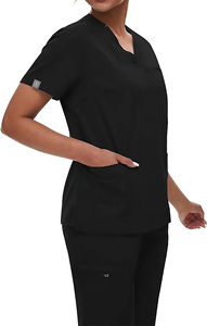 Premium Women Nursing <b>Scrubs</b> Uniform <b>Set</b> Soft Stretch Polyester Fabric Women Hospital <b>Scrub</b> <b>Set</b> Durable Stretch Woven Polyester - Product Image 4