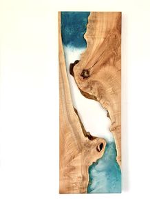 Planche à découper en bois époxy de qualité supérieure pour les chefs, planche à découper en bois et résine faite à la main pour la salle à manger - Product Image 3