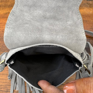 Women's Custom Hand Tooled Suede Leather Mobile Phone Bags for Women's Cellphone Shoulder Bags <b>Crossbody</b> Festival Fringe <b>Purse</b> - Product Image 6