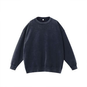 Sudadera Unisex Teñida para Invierno, Cuello Redondo Oversize, Algodón, Estilo Casual Urbano, Servicio OEM - Product Image 3