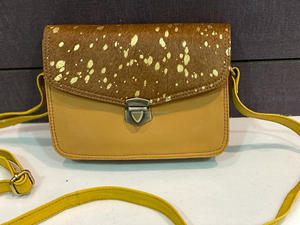 กระเป๋าถือหนังแท้สีเมทัลลิคหนังแท้มีสไตล์กระเป๋าถือหนังคุณภาพสูงสำหรับผู้หญิงกระเป๋าสะพายข้างสีสันสดใส - Product Image 2