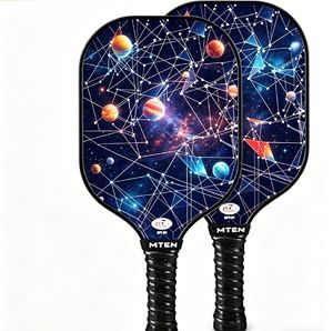 Ventes chaudes, prix bas, raquettes de paddle en fibre de carbone durables, 16 mm, légères, personnalisables, service OEM, divertissement, sport, entraînement - Product Image 1
