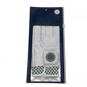 Gant de golf blanc en cuir synthétique respirant pour droitier, antidérapant, avec fermeture auto-agrippante pour hommes, sports de plein air - Product Image 6